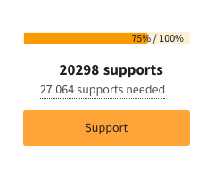 Button to support an idea